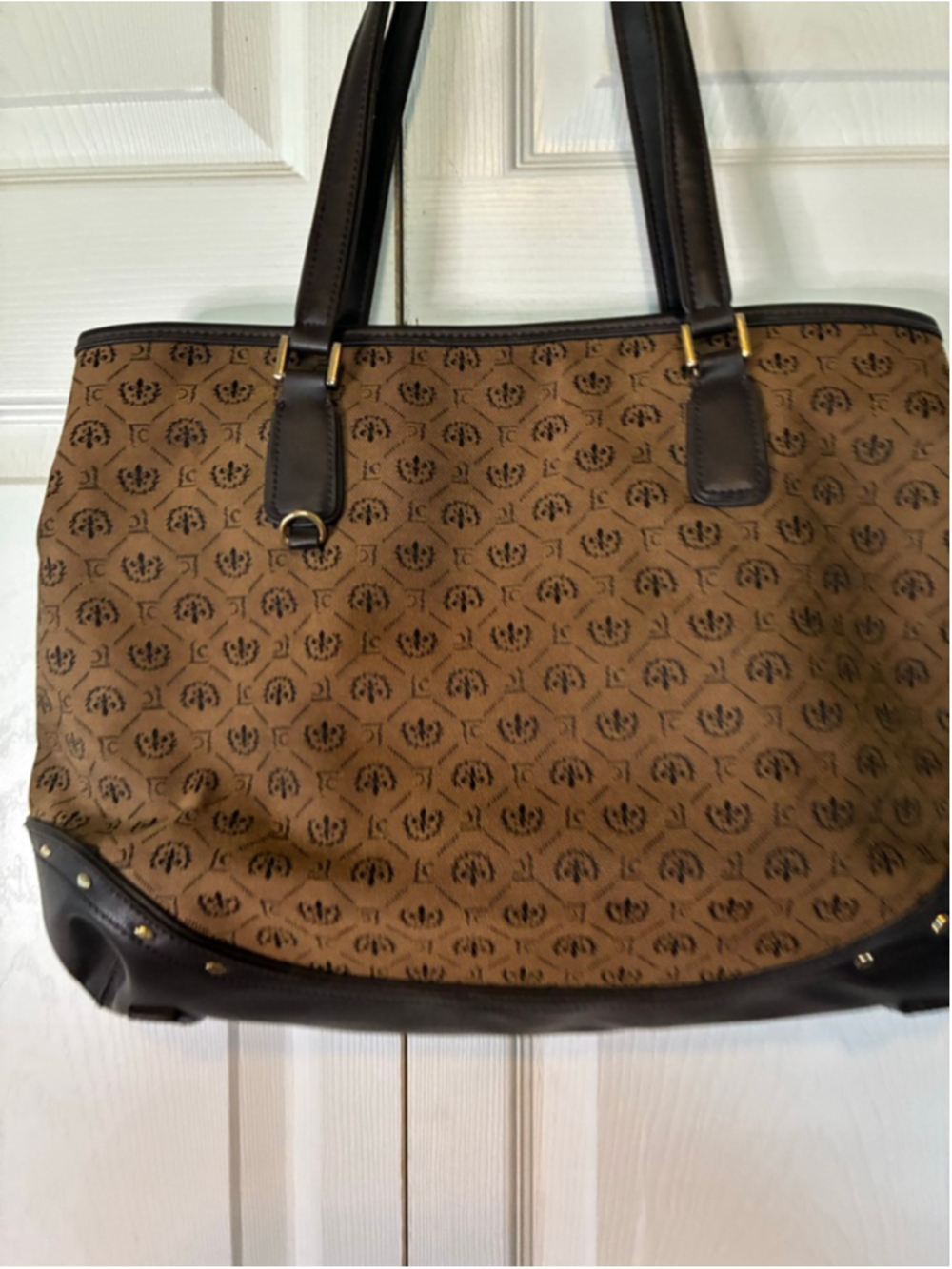Women's Liz Claiborne Tote Bag One Size Brown Black
